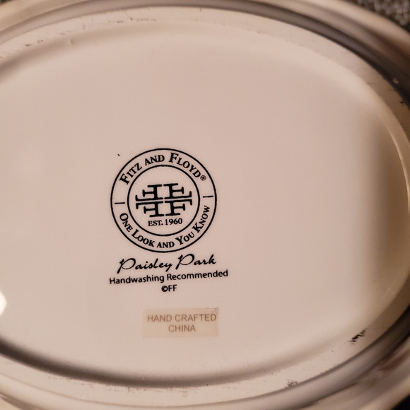 Fitz & Floyd Bowl with Bird - Picture 3 of 3